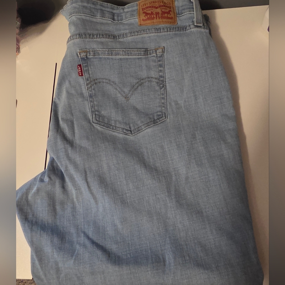 Levi's Blue Boyfriend Jeans Relaxed Fit - Picture 2 of 6